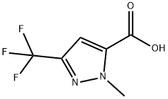 2-甲基-5三氟甲基-2H-吡唑-3-羧酸,128694-63-3,结构式