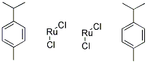 二氯(p-甲基异丙苯)钌(II) 二聚体,128706-72-9,结构式