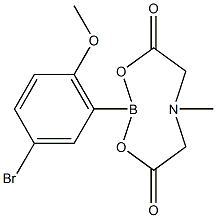 2-(5-Bromo-2-methoxyphenyl)-6-methyl-1,3,6,2-dioxazaborocane-4,8-dione|2-(5-Bromo-2-methoxyphenyl)-6-methyl-1,3,6,2-dioxazaborocane-4,8-dione