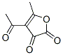 2,3-Furandione, 4-acetyl-5-methyl- (9CI),128732-08-1,结构式