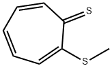 2-(METHYLTHIO)-2,4,6-CYCLOHEPTATRIENE-1-THIONE Structure