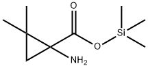 Cyclopropanecarboxylic acid, 1-amino-2,2-dimethyl-, trimethylsilyl ester (9CI) Structure