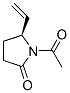 2-Pyrrolidinone, 1-acetyl-5-ethenyl-, (S)- (9CI),128759-87-5,结构式
