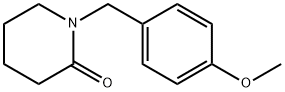 1-(4-METHOXY-BENZYL)-PIPERIDIN-2-ONE 化学構造式