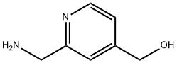 (2-(氨基甲基)吡啶-4-基)甲醇,128781-81-7,结构式