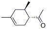 Ethanone, 1-(4,6-dimethyl-3-cyclohexen-1-yl)-, (1R-trans)- (9CI) 结构式