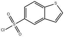 苯并噻吩-5-磺酰氯,128852-05-1,结构式