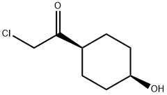 Ethanone, 2-chloro-1-(4-hydroxycyclohexyl)-, cis- (9CI),128882-60-0,结构式
