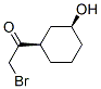 Ethanone, 2-bromo-1-(3-hydroxycyclohexyl)-, cis- (9CI),128882-91-7,结构式