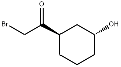 128883-06-7 Ethanone, 2-bromo-1-(3-hydroxycyclohexyl)-, trans- (9CI)