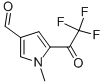 1H-Pyrrole-3-carboxaldehyde, 1-methyl-5-(trifluoroacetyl)- (9CI) Structure