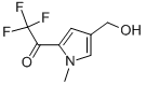 Ethanone, 2,2,2-trifluoro-1-[4-(hydroxymethyl)-1-methyl-1H-pyrrol-2-yl]- (9CI)|