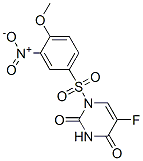 5-fluoro-1-(4-methoxy-3-nitro-phenyl)sulfonyl-pyrimidine-2,4-dione|