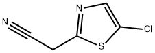 2-(5-Chlorothiazol-2-yl)acetonitrile Struktur