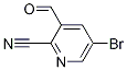 5-bromo-3-formylpicolinonitrile Struktur
