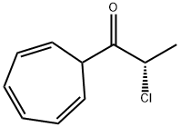 1-Propanone, 2-chloro-1-(2,4,6-cycloheptatrien-1-yl)-, (S)- (9CI) Structure