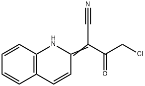 4-Chloro-3-oxo-2-quinolin-2(1H)-ylidenebutanenitrile Structure