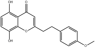 5,8-dihydroxy-2-(2-(4-methoxyphenyl)ethyl)chromone Structure