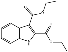 2,3-二乙氧羰基吲哚, 128942-88-1, 结构式