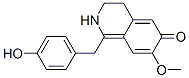 2,3,4,6-Tetrahydroisoquinolin-6-one, 1-[4-hydroxybenzyl]-7-methoxy- Structure