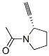 Pyrrolidine, 1-acetyl-2-ethynyl-, (S)- (9CI) Structure