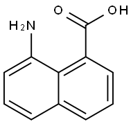 8-氨基-1-萘甲酸 结构式