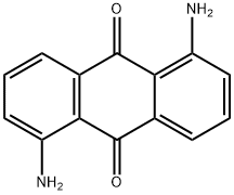 1,5-ジアミノアントラキノン 化学構造式