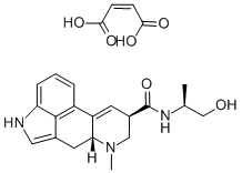 マレイン酸 エルゴメトリン 化学構造式