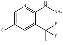 1-[5-氯-3-(三氟甲基)-2-吡啶基]肼, 129015-69-6, 结构式