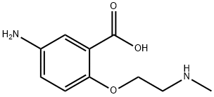 Benzoic acid, 5-amino-2-[2-(methylamino)ethoxy]- (9CI) Structure