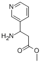 3-氨基-3-(3-吡啶基)丙酸甲酯,129042-89-3,结构式