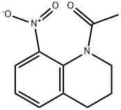 1-(8-硝基-3,4-二氢喹啉-1(2H)-基)乙烷-1-酮, 1290608-24-0, 结构式