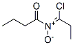 Propanimidoyl  chloride,  N-(1-oxobutyl)-,  N-oxide  (9CI) Structure