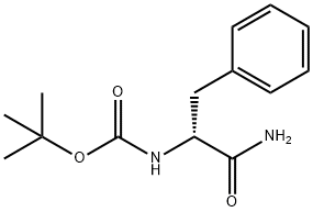 TERT-BUTYL [(1R)-2-AMINO-1-BENZYL-2-OXOETHYL]CARBAMATE Struktur