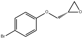 (S)-2-((4-溴苯氧基)甲基)环氧乙烷 结构式