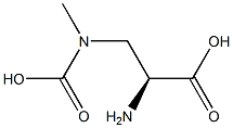 L-Alanine, 3-(carboxymethylamino)- (9CI) 结构式