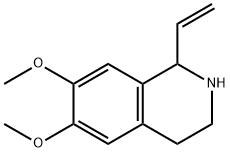 6,7-DIMETHOXY-1-VINYL-1,2,3,4-TETRAHYDRO-ISOQUINOLINE 化学構造式