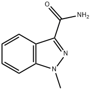 1-Methyl-1H-indazole-3-carboxaMide 结构式