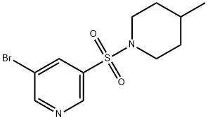 3-브로모-5-(4-메틸피페리딘-1-일설포닐)피리딘