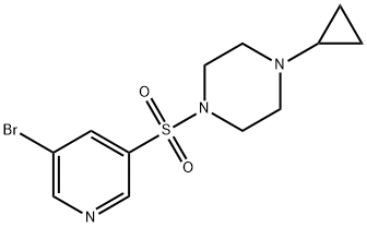 1-(5-브로모피리딘-3-일설포닐)-4-사이클로프로필피페라진