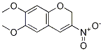6,7-dimethoxy-3-nitro-2H-chromene Struktur