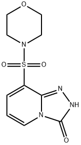 8-(Morpholin-4-ylsulfonyl)[1,2,4]triazolo[4,3-a]pyridin-3(2H)-one Structure