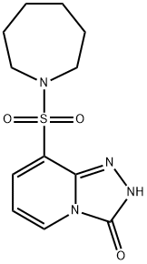 8-(Azepan-1-ylsulfonyl)[1,2,4]triazolo[4,3-a]pyridin-3(2H)-one Structure