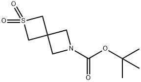 N-BOC-2-thia-6-azaspiro[3.3]heptane 2,2-dioxide Struktur