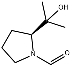 1-Pyrrolidinecarboxaldehyde, 2-(1-hydroxy-1-methylethyl)-, (S)- (9CI) Structure