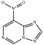 [1,2,4]TRIAZOLO[1,5-C]PYRIMIDINE, 8-NITRO- 化学構造式