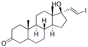 17-(2-iodovinyl)dihydrotestosterone Struktur