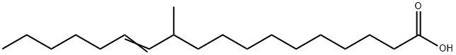 11-methyloctadeca-12-enoic acid Struktur