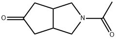 Cyclopenta[c]pyrrol-5(1H)-one, 2-acetylhexahydro- (9CI),129222-15-7,结构式