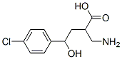 2-aminomethyl-4-(4-chlorophenyl)-4-hydroxybutyric acid Struktur